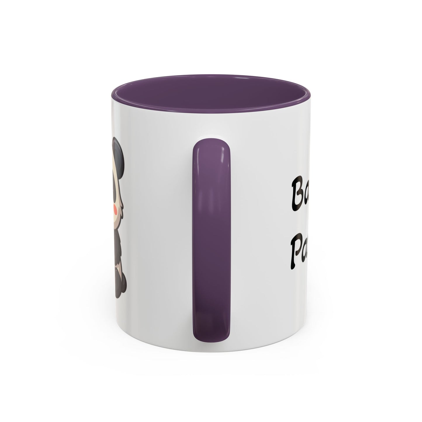 Cute Panda Bamboo Accent Coffee Mug (11oz) — Adorable Animal Lover Gift
