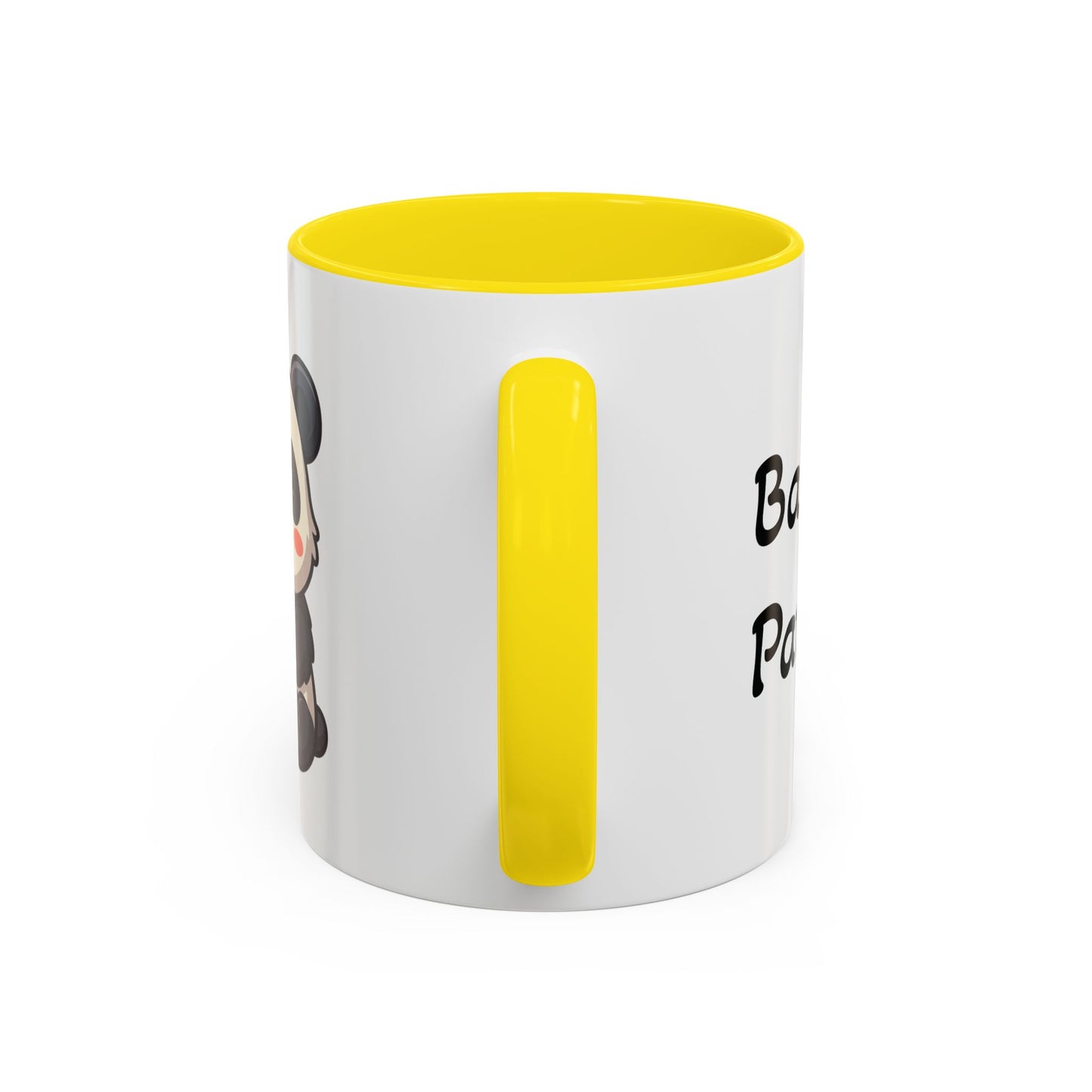Cute Panda Bamboo Accent Coffee Mug (11oz) — Adorable Animal Lover Gift