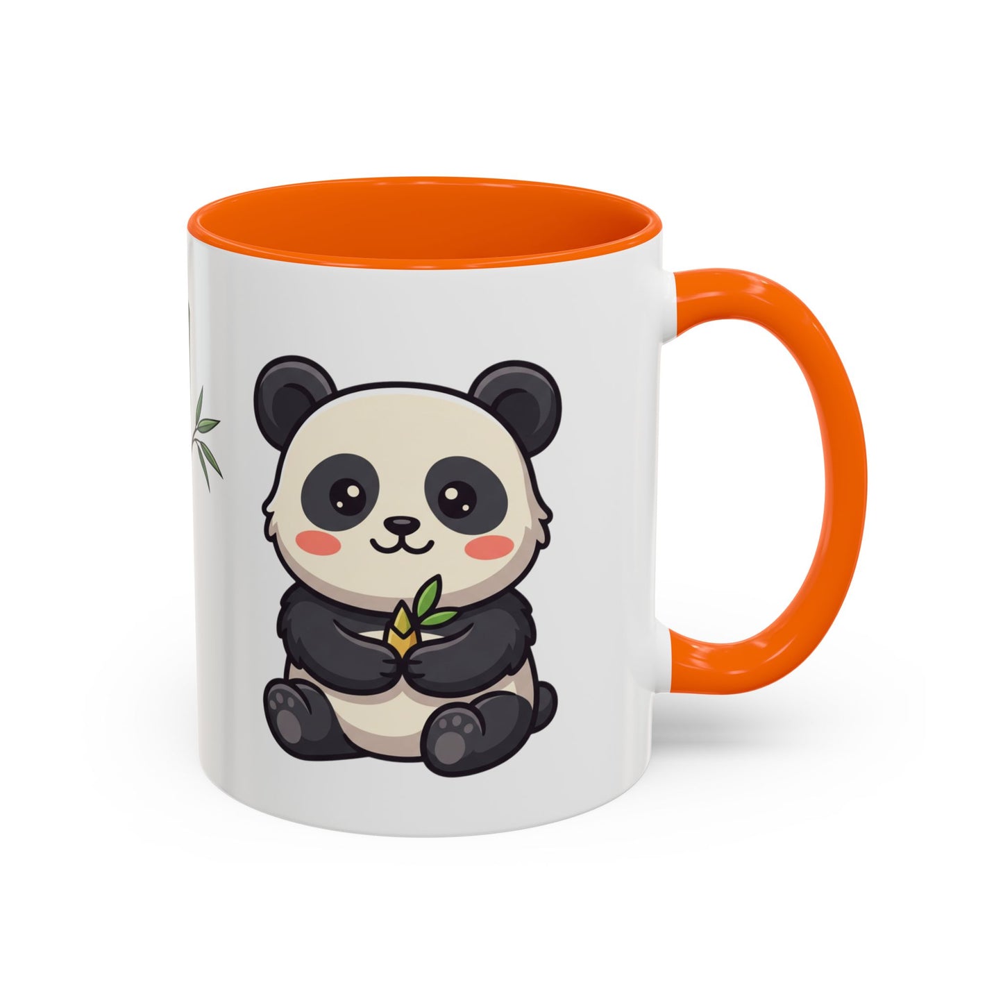 Cute Panda Bamboo Accent Coffee Mug (11oz) — Adorable Animal Lover Gift