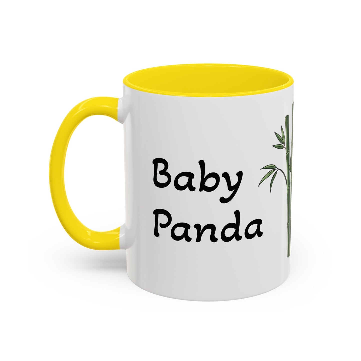 Cute Panda Bamboo Accent Coffee Mug (11oz) — Adorable Animal Lover Gift