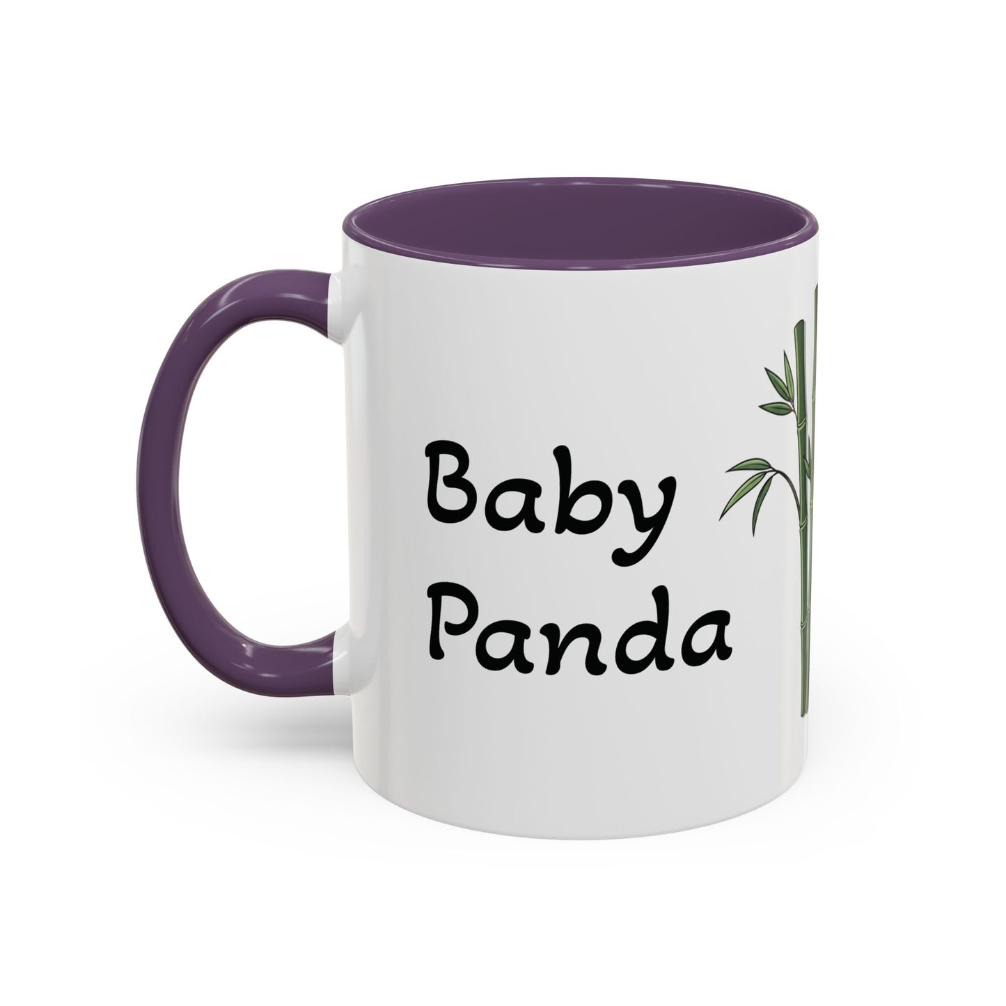 Cute Panda Bamboo Accent Coffee Mug (11oz) — Adorable Animal Lover Gift