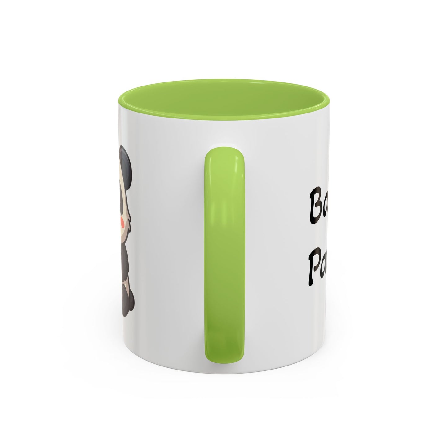 Cute Panda Bamboo Accent Coffee Mug (11oz) — Adorable Animal Lover Gift