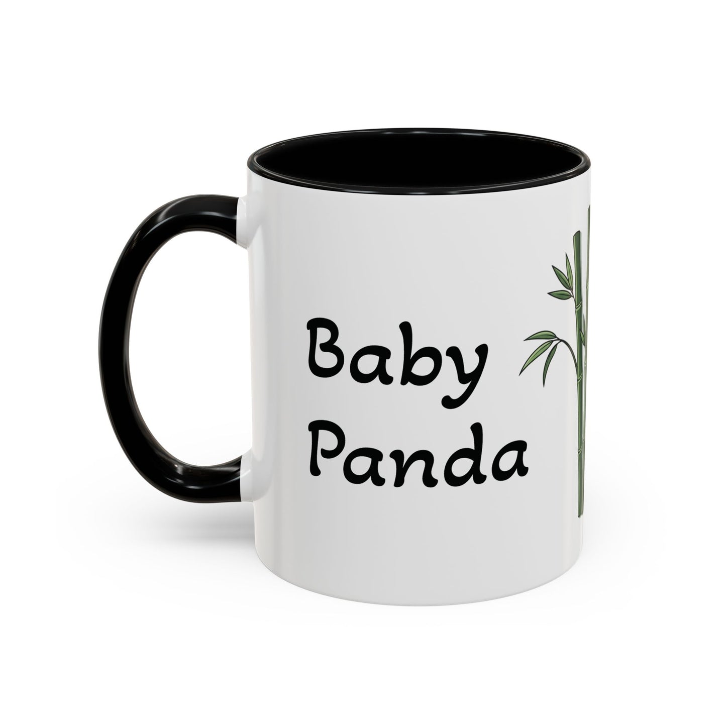 Cute Panda Bamboo Accent Coffee Mug (11oz) — Adorable Animal Lover Gift
