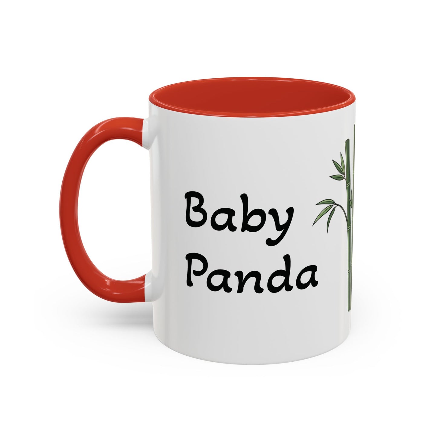 Cute Panda Bamboo Accent Coffee Mug (11oz) — Adorable Animal Lover Gift
