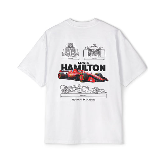 Formula 1 Lewis Hamilton Ferrari Tee — Men's Racing Graphic T-Shirt