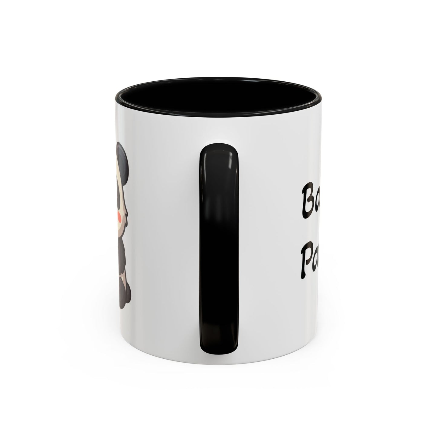 Cute Panda Bamboo Accent Coffee Mug (11oz) — Adorable Animal Lover Gift