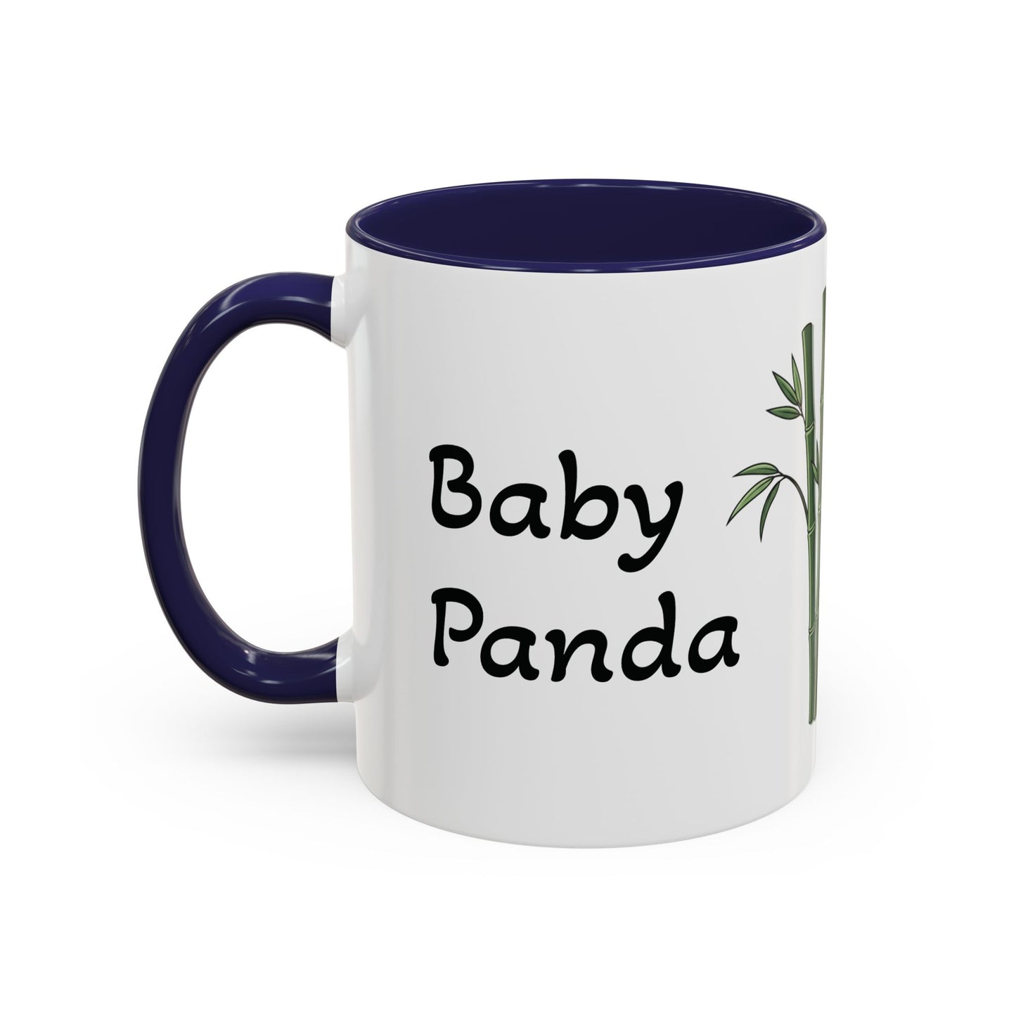 Cute Panda Bamboo Accent Coffee Mug (11oz) — Adorable Animal Lover Gift