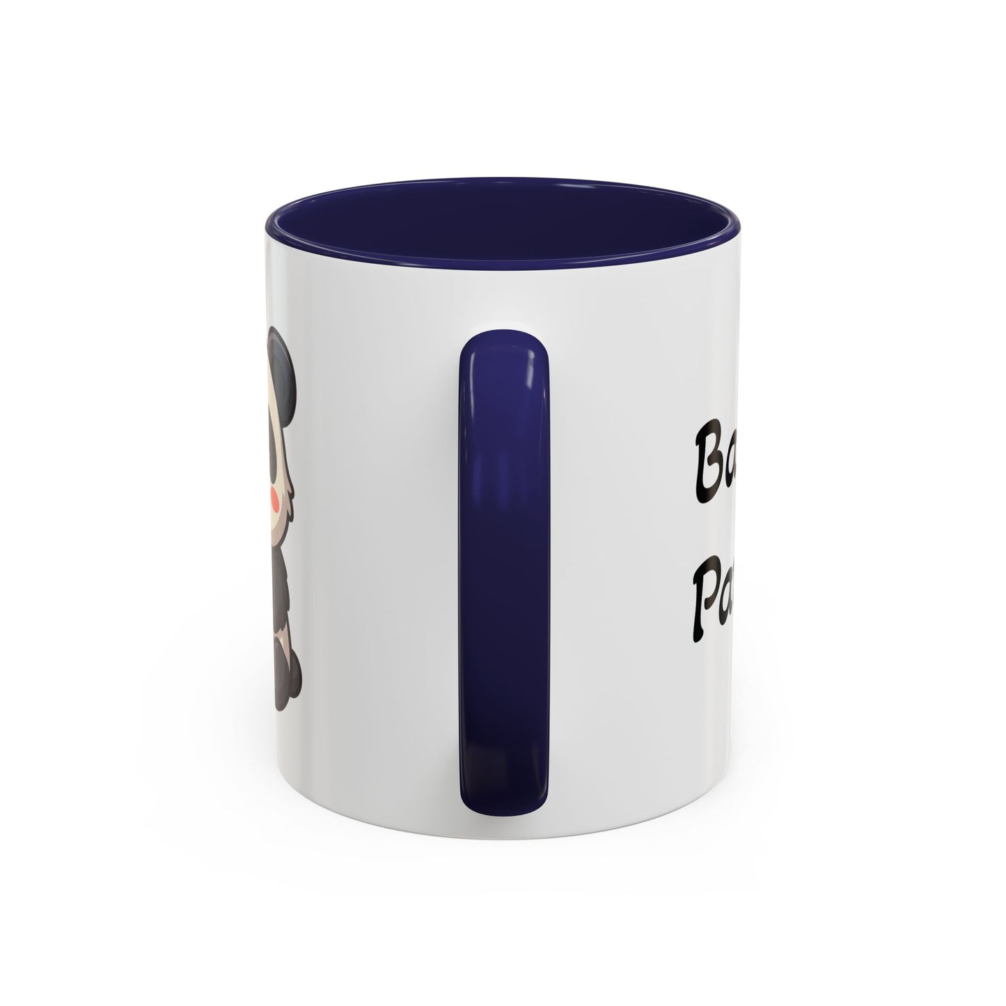 Cute Panda Bamboo Accent Coffee Mug (11oz) — Adorable Animal Lover Gift