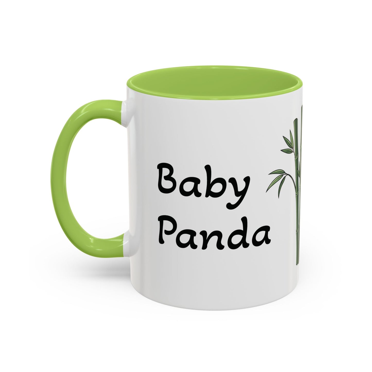 Cute Panda Bamboo Accent Coffee Mug (11oz) — Adorable Animal Lover Gift