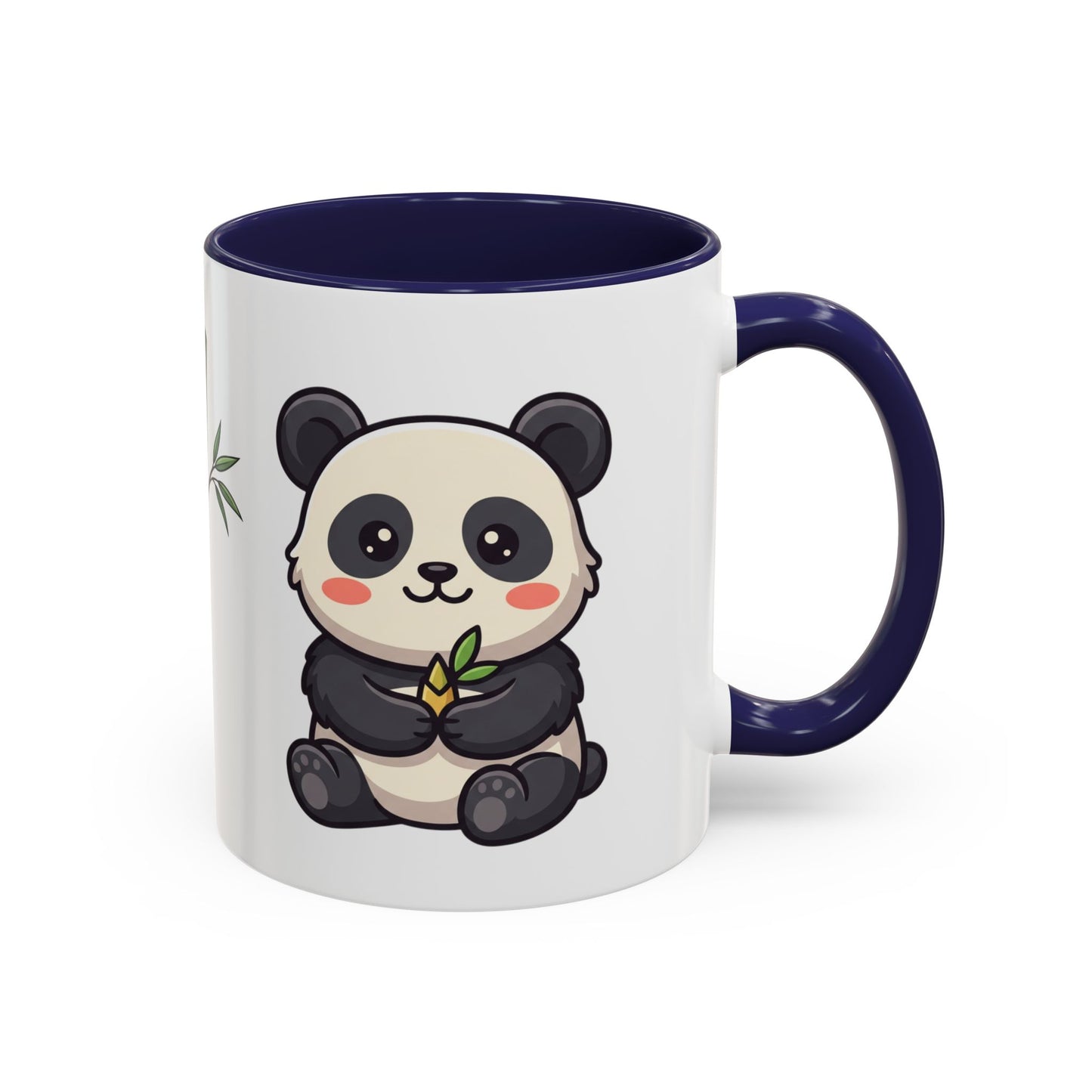 Cute Panda Bamboo Accent Coffee Mug (11oz) — Adorable Animal Lover Gift